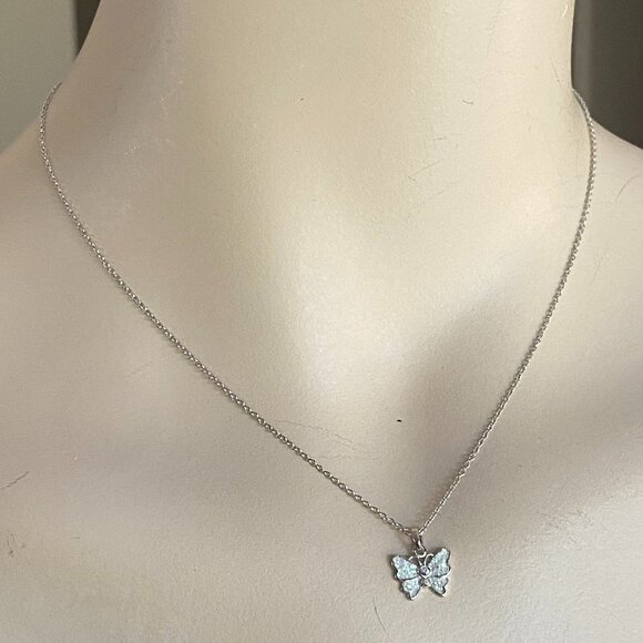 FAC Butterfly Crystal Bolo Bracelet & Necklace NWT - Picture 4 of 10